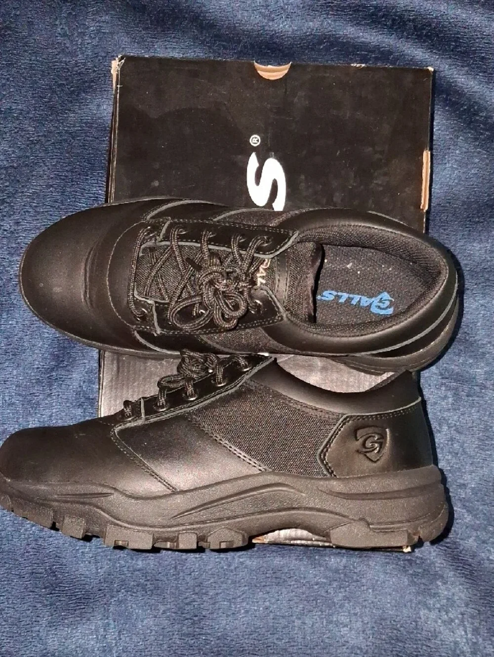 Men’s Black Work Derby Shoes — Low-Profile Comfort